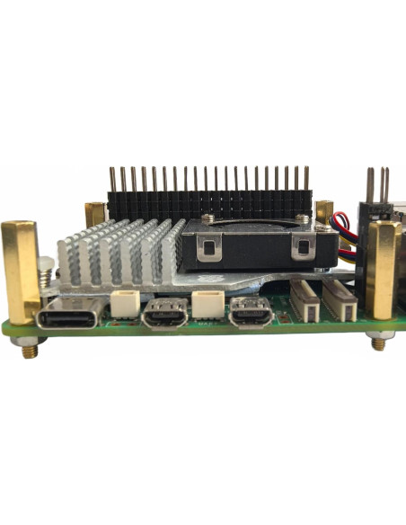 Aumentador de altura GPIO y PoE DSLRKIT 16mm para Raspberry Pi 5/4B/3B+ Aumentador de altura GPIO y PoE DSLRKIT 16mm para Raspberry Pi 5/4B/3B+