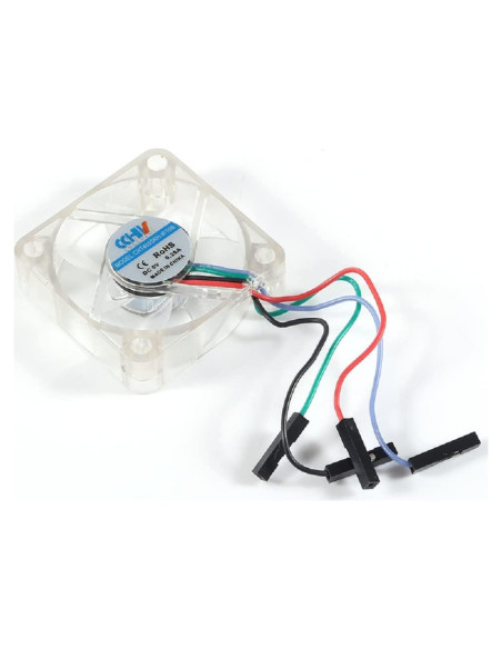 Ventilador PWM 5V DC 4010 RGB para Raspberry Pi - Silencioso Ventilador PWM 5V DC 4010 RGB para Raspberry Pi - Silencioso