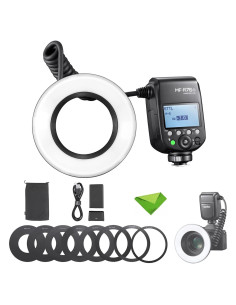 Flash Anular Macro Godox MF-R76N TTL 76Ws Inalámbrico
