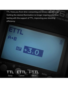 Flash Anular Macro Godox MF-R76N TTL 76Ws Inalámbrico 2