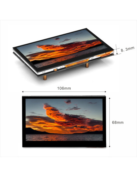Pantalla Táctil Capacitiva OSOYOO 4.3" DSI 800x480 para Raspberry Pi Pantalla Táctil Capacitiva OSOYOO 4.3" DSI 800x480 para Raspberry Pi