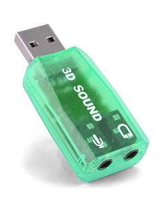 Adaptador de Sonido USB VizGiz 3 Pack 5.1 Canal 3D Plug and Play 2