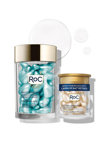 Cápsulas de Suero Nocturno RoC Ácido Hialurónico 30 CT