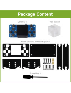 Consola de Juego LCD 1.3" Waveshare GamePi13 SPI 240x240 2