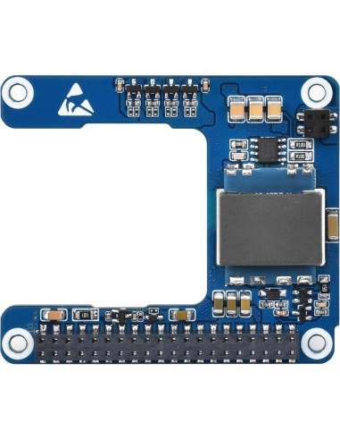 PoE HAT UeeKKoo Compatible con Raspberry Pi 5, 5V 5A
