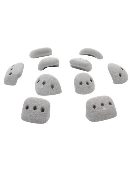 Agarraderas de Escalada Atomik | Jugs Básicos Gris 10 Piezas Agarraderas de Escalada Atomik | Jugs Básicos Gris 10 Piezas