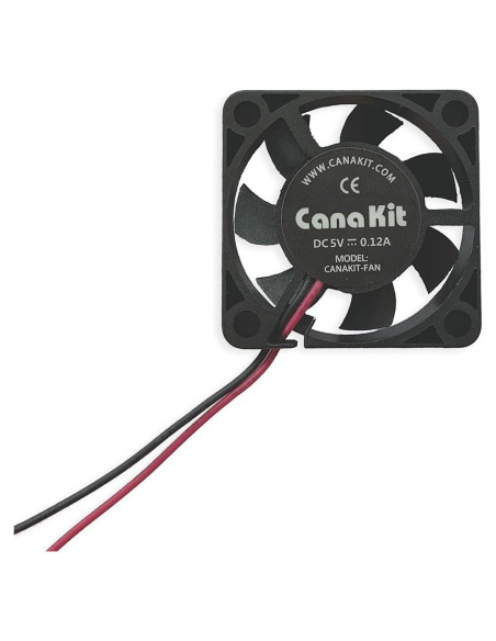 Ventilador de Enfriamiento 5V para Raspberry Pi 4 CanaKit Ventilador de Enfriamiento 5V para Raspberry Pi 4 CanaKit