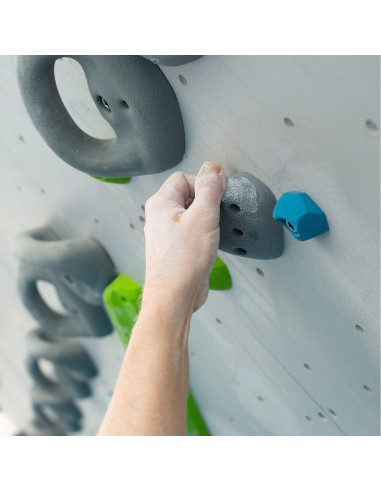 Agarraderas de Escalada Atomik | Jugs Básicos Gris 10 Piezas