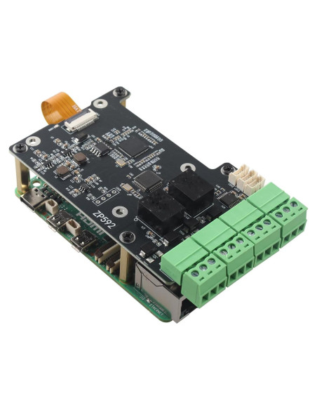 Placa de Expansión ZDE ZP592 PCIe a 4 Puertos RS485/RS232 para Raspberry Pi 5 Placa de Expansión ZDE ZP592 PCIe a 4 Puertos RS485/RS232 para Raspberry Pi 5