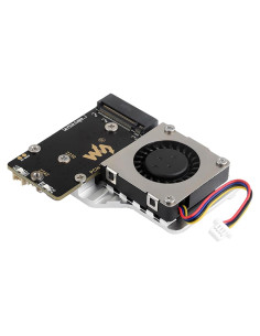 Adaptador PCIe a M.2 NVMe Viprh para Raspberry Pi 5 con Ventilador
