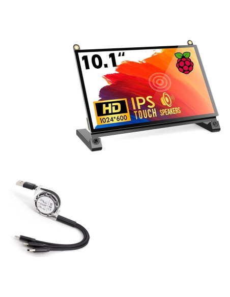 Cable Retráctil USB BoxWave para Monitor Táctil Raspberry Pi 10.1" Cable Retráctil USB BoxWave para Monitor Táctil Raspberry Pi 10.1"