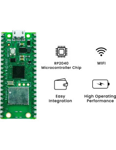 Raspberry Pi Pico W - Microcontrolador Inalámbrico 9g 2