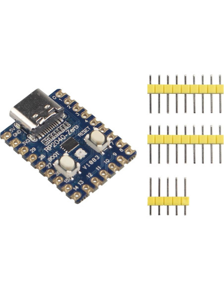 Placa de Desarrollo Mini PICO ZDE RP2040-Zero USB-C 2MB Flash Placa de Desarrollo Mini PICO ZDE RP2040-Zero USB-C 2MB Flash