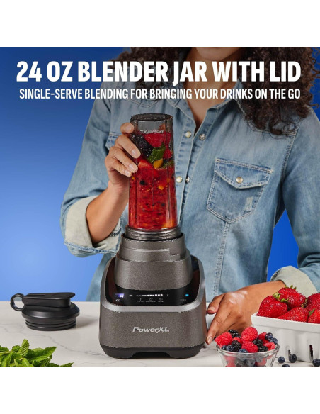 Licuadora PowerXL SensiMax 2L 1500W + Jarra Personal 24OZ Licuadora PowerXL SensiMax 2L 1500W + Jarra Personal 24OZ