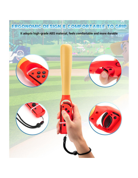 Empuñadura de Bate de Béisbol CODOGOY para Nintendo Switch Empuñadura de Bate de Béisbol CODOGOY para Nintendo Switch