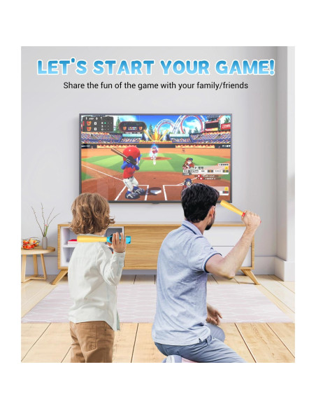 Empuñadura de Bate de Béisbol CODOGOY para Nintendo Switch Empuñadura de Bate de Béisbol CODOGOY para Nintendo Switch