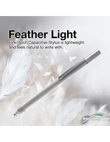 Bolígrafo Stylus BoxWave Capacitivo FineTouch 28g Plata Bolígrafo Stylus BoxWave Capacitivo FineTouch 28g Plata
