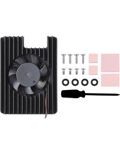 Ventilador de Enfriamiento PWM TECKEEN 12V 1.62W 8000RPM para Raspberry Pi CM4 2