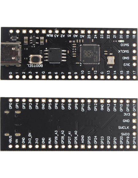 Placa Base RP2040 ZDE 3PCS USB Tipo-C 16MB para Raspberry Pi Placa Base RP2040 ZDE 3PCS USB Tipo-C 16MB para Raspberry Pi