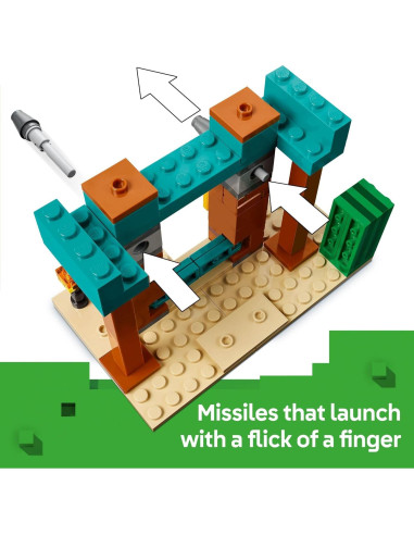 LEGO Minecraft Patrulla del Desierto Illager 4 Figuras 21267