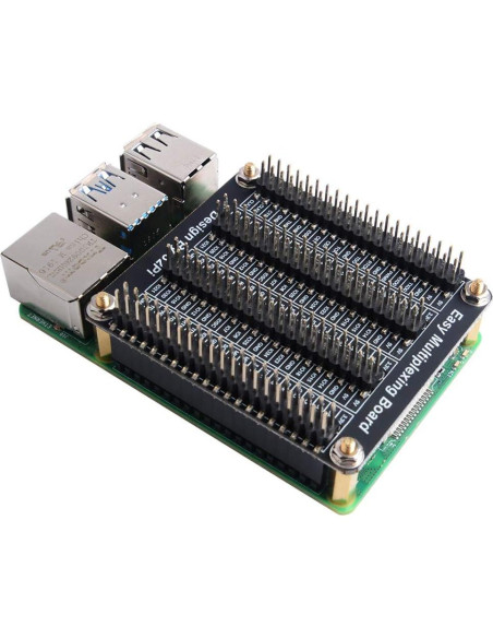 Placa de Expansión GPIO GeeekPi para Raspberry Pi 5/4B/3B+ Placa de Expansión GPIO GeeekPi para Raspberry Pi 5/4B/3B+