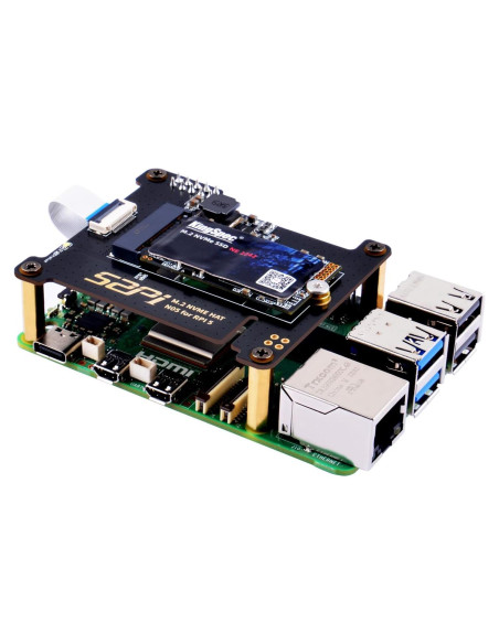 Adaptador M.2 NVMe a PCIe GeeekPi N05 para Raspberry Pi 5 Adaptador M.2 NVMe a PCIe GeeekPi N05 para Raspberry Pi 5