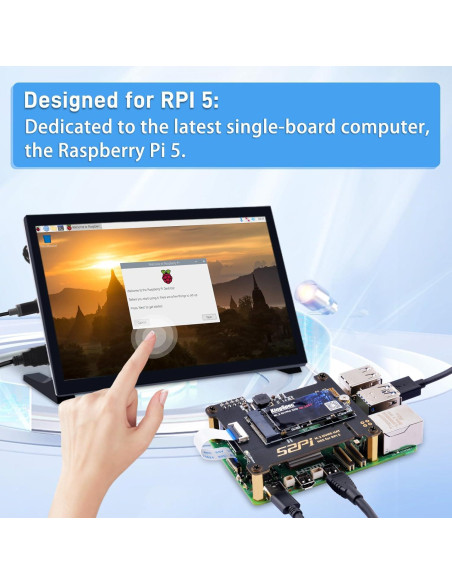 Adaptador M.2 NVMe a PCIe GeeekPi N05 para Raspberry Pi 5 Adaptador M.2 NVMe a PCIe GeeekPi N05 para Raspberry Pi 5