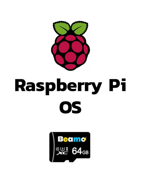 Tarjeta MicroSD Beamo 64GB U3 Clase 10 para Raspberry Pi Tarjeta MicroSD Beamo 64GB U3 Clase 10 para Raspberry Pi