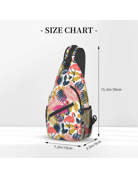 Bolsa Cruzada Tropical de Poliester 15L Ajustable Bolsa Cruzada Tropical de Poliester 15L Ajustable