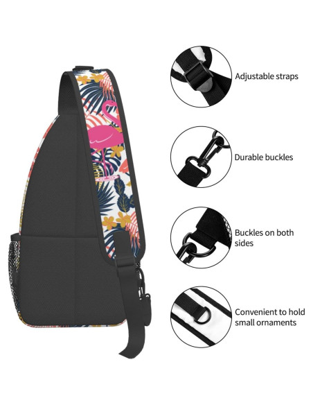 Bolsa Cruzada Tropical de Poliester 15L Ajustable Bolsa Cruzada Tropical de Poliester 15L Ajustable