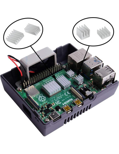 Kit de Disipadores de Calor para Raspberry Pi 4 SJZBIN 32PCS