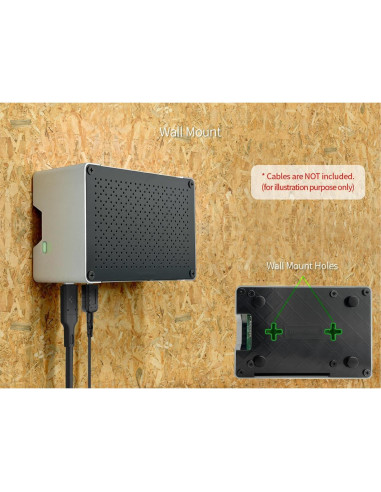 Caja de Aluminio ElectroCookie para Raspberry Pi 5 con M.2 HAT y RGB