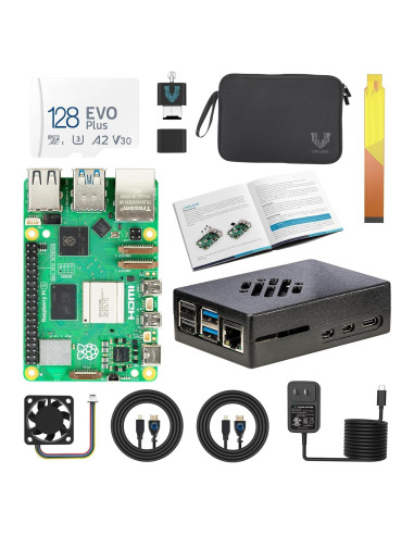 Kit de Inicio Vilros Raspberry Pi 5 con Enfriamiento 16GB RAM