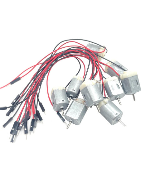 10 Motores DC Miniatura Tipo 130 1.5V-6V Bumugufu 10 Motores DC Miniatura Tipo 130 1.5V-6V Bumugufu