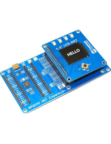 Placa de Expansión RP2040 para Raspberry Pi HAT y Pico HAT