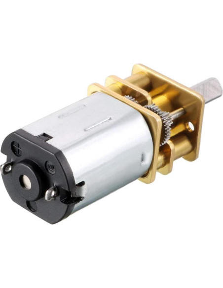 Motor de engranaje N20 12V 1000RPM uxcell eje largo 100x3mm Motor de engranaje N20 12V 1000RPM uxcell eje largo 100x3mm