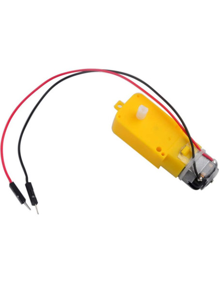 Motor de Caja de Engranajes DC TT Stemedu 3-6V 200RPM 4PCS Motor de Caja de Engranajes DC TT Stemedu 3-6V 200RPM 4PCS