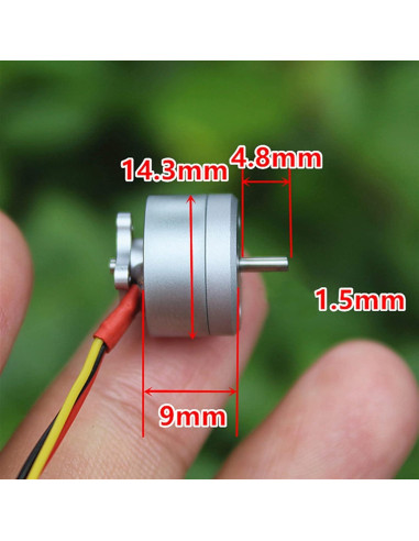 Motor Sin Escobillas 1104 Gfpql 1-2S 4300KV Mini RC Drone