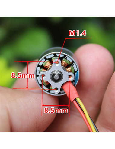 Motor Sin Escobillas 1104 Gfpql 1-2S 4300KV Mini RC Drone