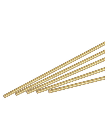 Varilla de latón MECCANIXITY 1.2mm x 300mm - Paquete de 20