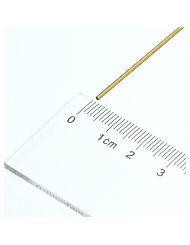 Varilla de latón MECCANIXITY 1.2mm x 300mm - Paquete de 20