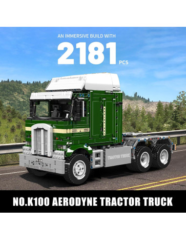 Mould King Tractor Truck 2181 Piezas Control Remoto APP