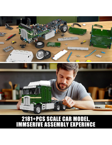 Mould King Tractor Truck 2181 Piezas Control Remoto APP