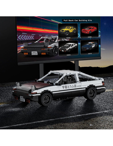 Mould King AE86 Trueno Initial D - Coche de Construcción 790 PCS