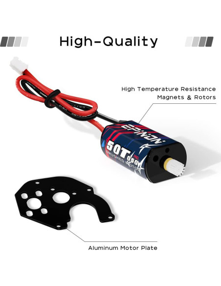 Motor Cepillado 050 50T EPINON para AXIAL SCX24 1/24 Motor Cepillado 050 50T EPINON para AXIAL SCX24 1/24