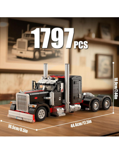Set de Construcción Camión Americano Mould King 10037 - 1797 Piezas