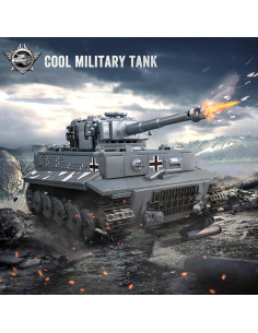 Mould King 20014 Tanque Tigre RC Juguete Construcción 800 Piezas 2