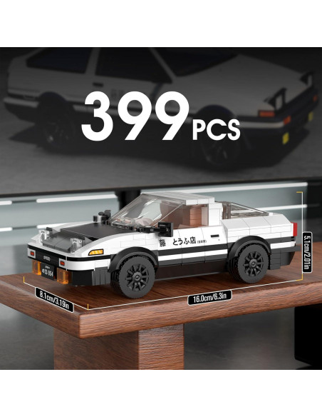 Set de Bloques de Construcción Mould King AE86 399 Piezas Set de Bloques de Construcción Mould King AE86 399 Piezas