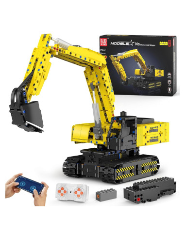 Excavadora RC Mould King 15061 1120PCS Control Remoto
