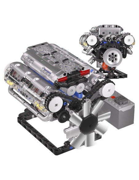 Kit de Construcción Motor V8 Mould King 10088 535 Piezas Kit de Construcción Motor V8 Mould King 10088 535 Piezas